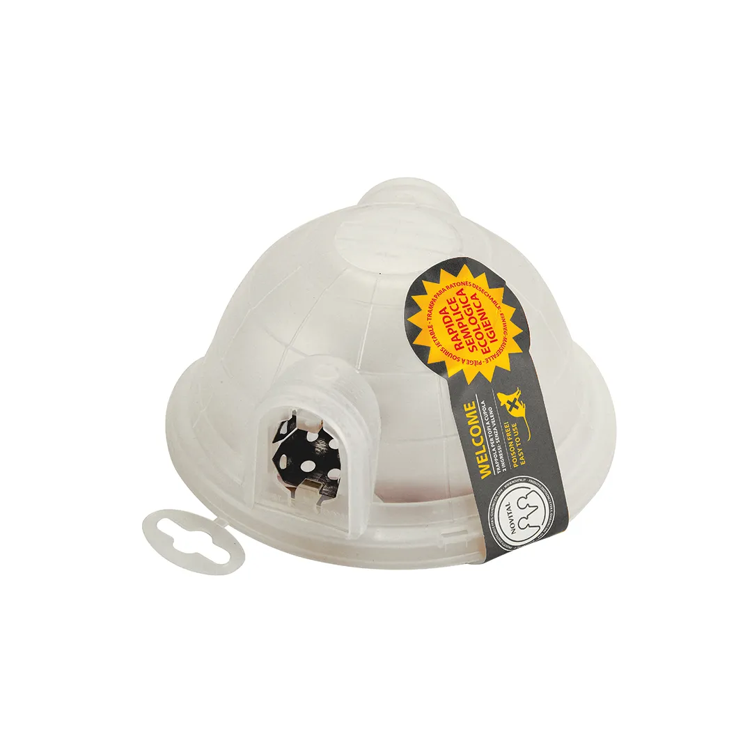 Novital Trappola per topi a cupola a 2 entrate