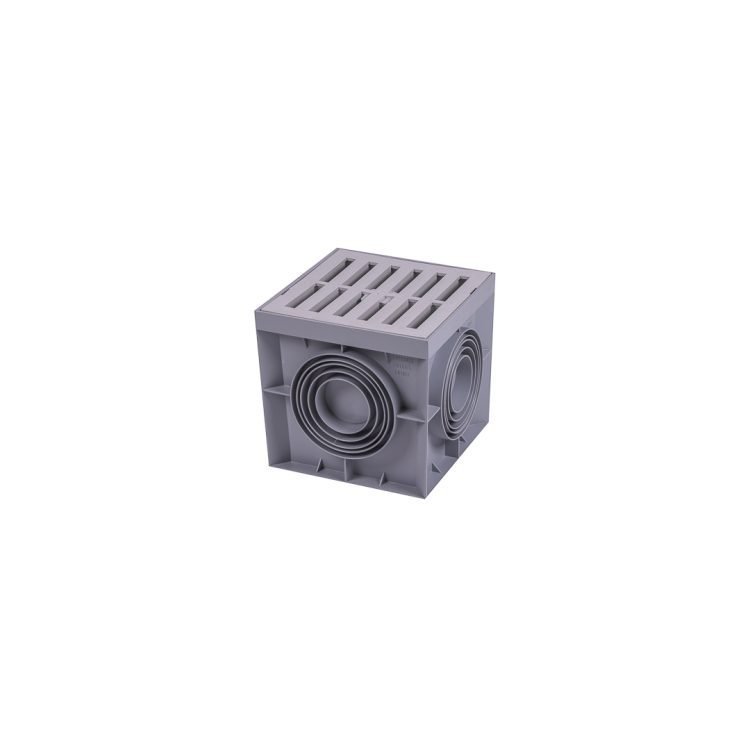 Shockproof propylene sump with grille.